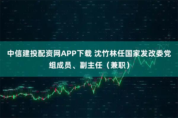 中信建投配资网APP下载 沈竹林任国家发改委党组成员、副主任（兼职）