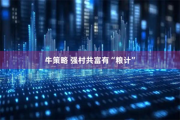 牛策略 强村共富有“粮计”